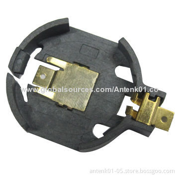 Battery Holder, 2032 SMT Type, With Gold Plated, Stainless Steel